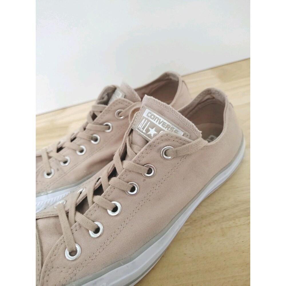 Converse Chuck Taylor All Star Ox Particle Beige Pink Women s Shoes 559889C Sz 9 - Picture 2 of 10